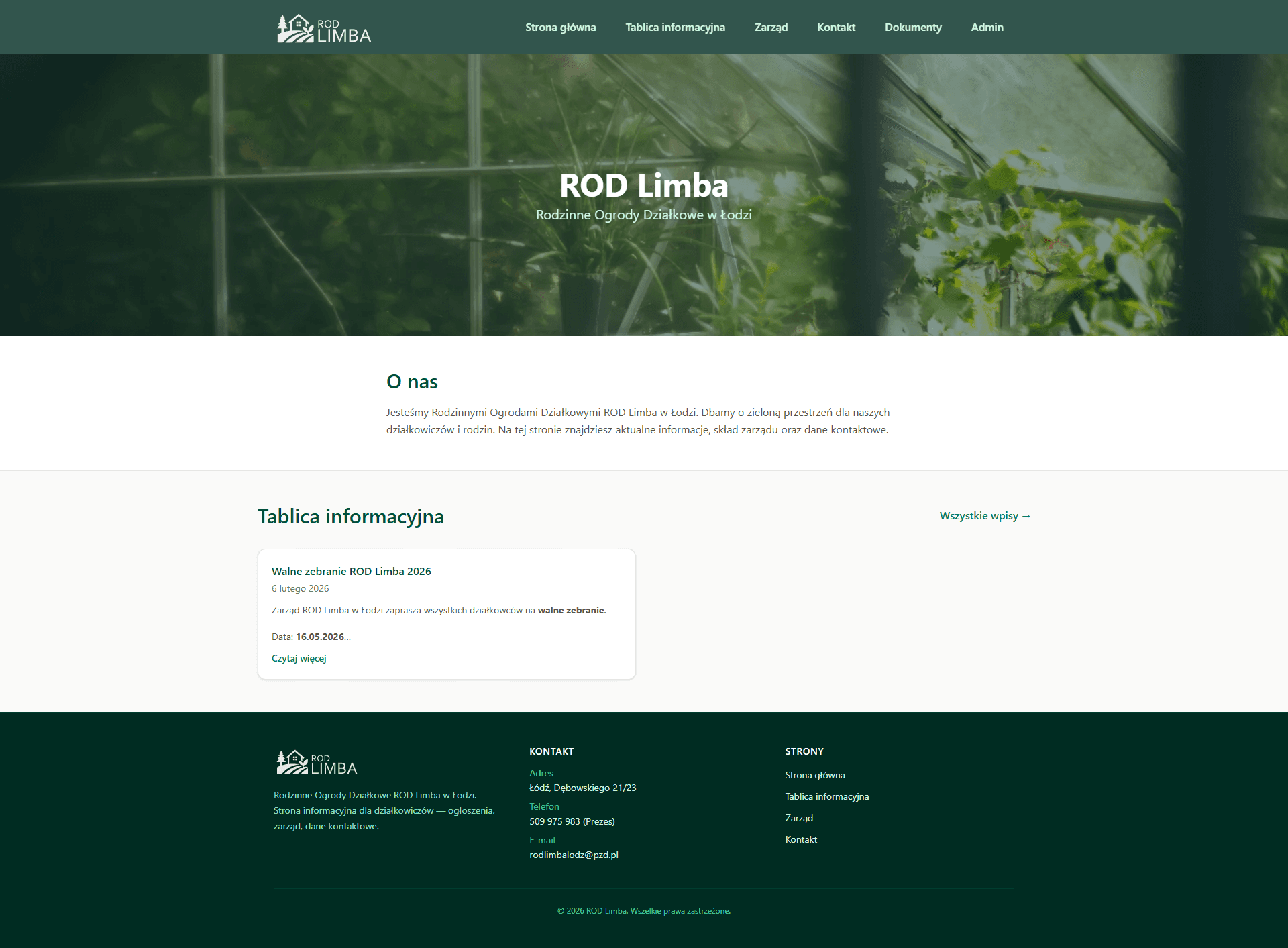 Interaktywna mapa działek ogrodowych na tablecie